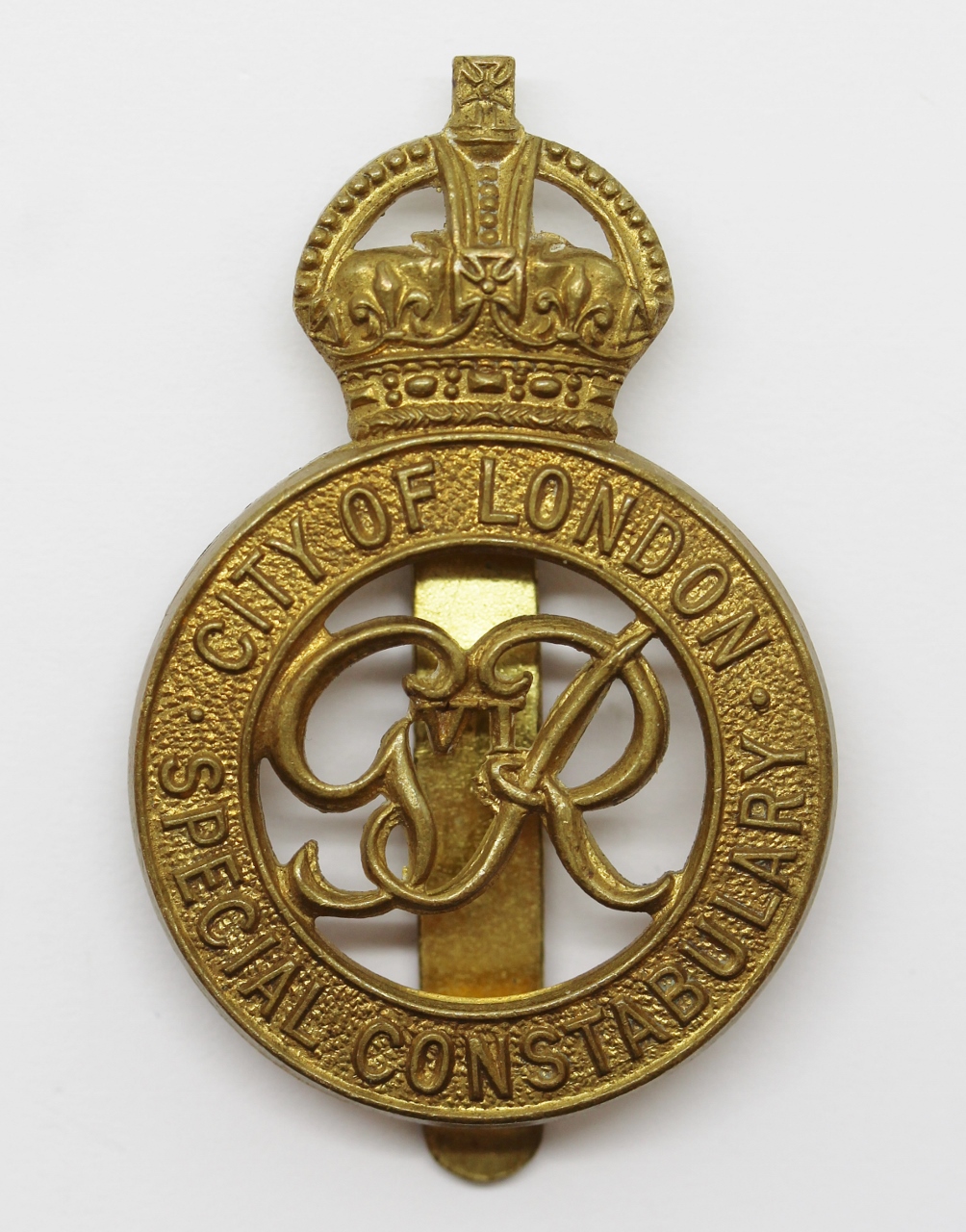 George VI City of London Special Constabulary Cap Badge