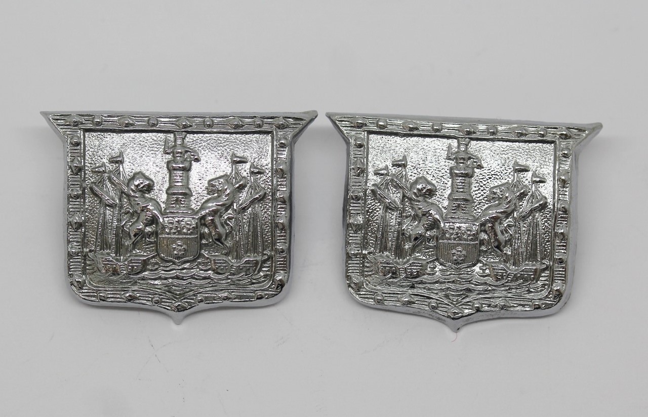 Pair of Southampton Police Collar Badges