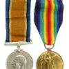 WW1 British War & Victory Medal Pair - Pte. F.V. Wilding, Machine Gun Corps