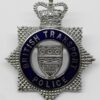 British Transport Police (B.T.P.) Senior Officer's Enamelled Cap Badge - Queen's Crown