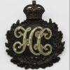Hampshire Constabulary Small Wreath Cap Badge - King's Crown