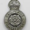 Hampshire Constabulary Cap Badge - King's Crown