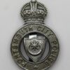 Portsmouth City Police Cap Badge - King's Crown