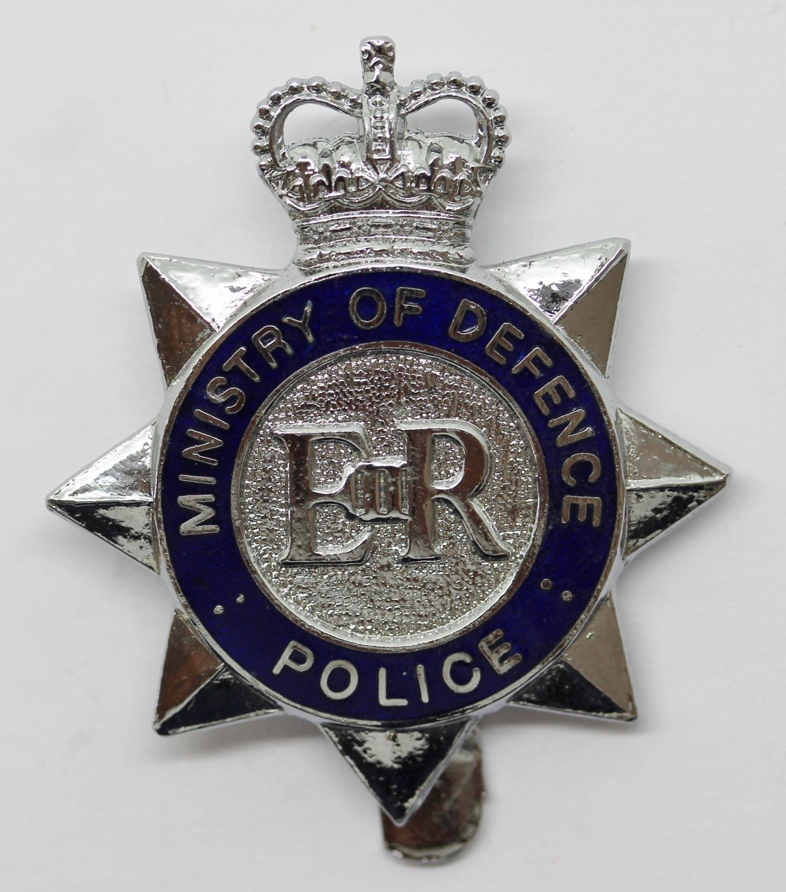Ministry of Defence Police Enamelled Cap Badge - Queen's Crown