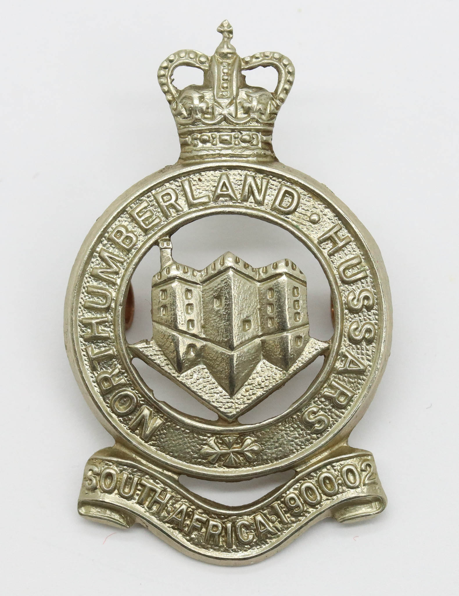 Northumberland Hussars Cap Badge - Queen's Crown
