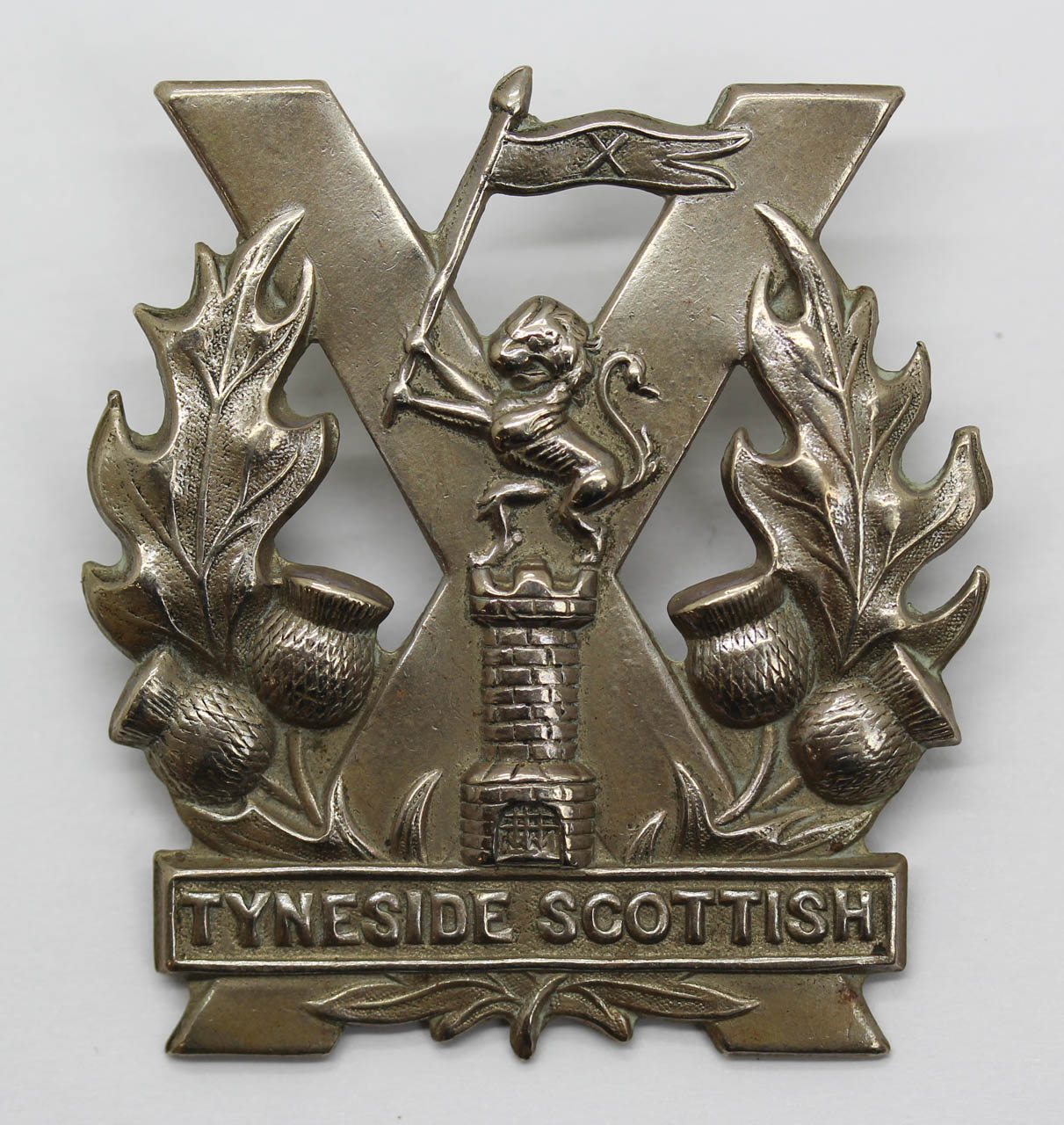 Tyneside Scottish Cap Badge