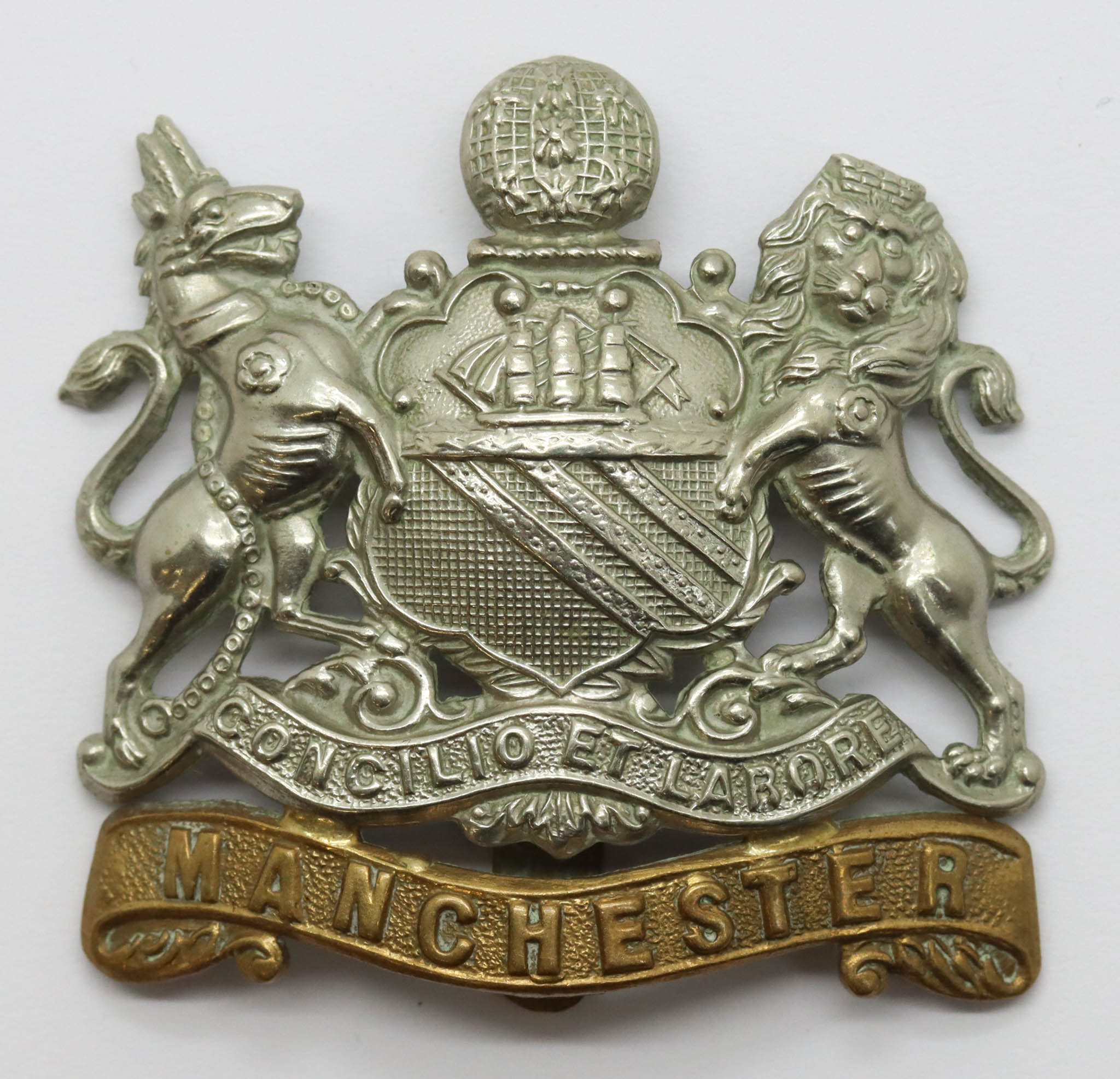 Manchester Regiment Cap Badge (Coat of Arms)