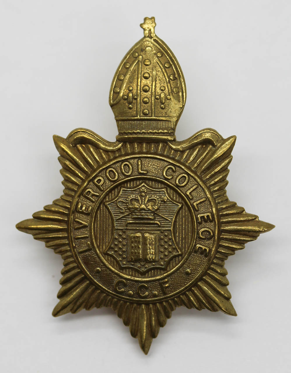 Liverpool College C.C.F. Cap Badge