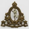 Royal Canadian Corps of Signals Cap Badge - King's Crown