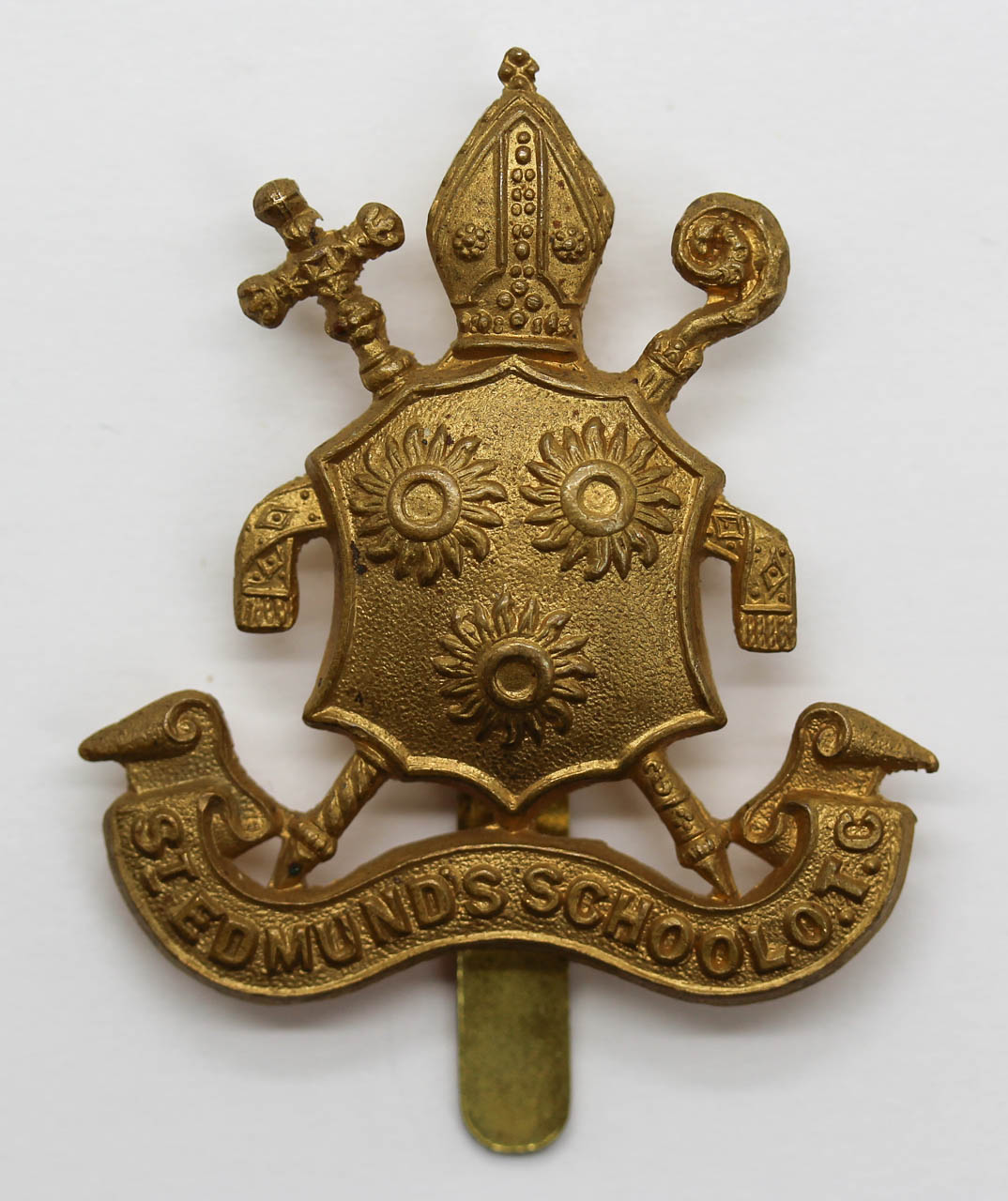 St. Edmund's School O.T.C. Cap Badge