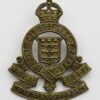 Royal Canadian Ordnance Corps Cap Badge - King's Crown