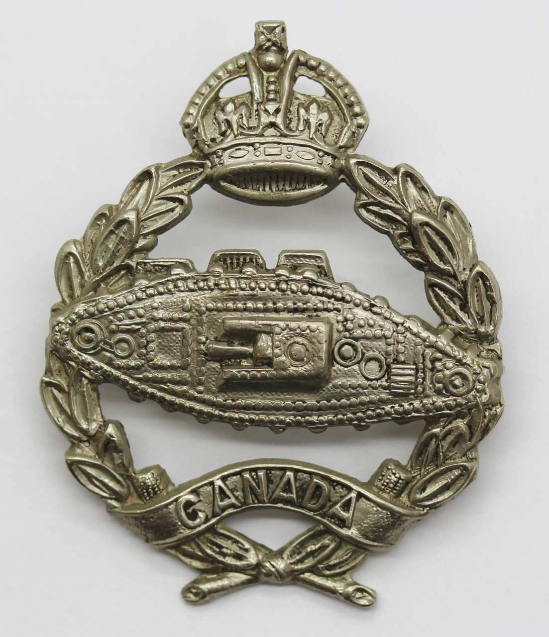 WW2 Canadian Tank Corps Cap Badge