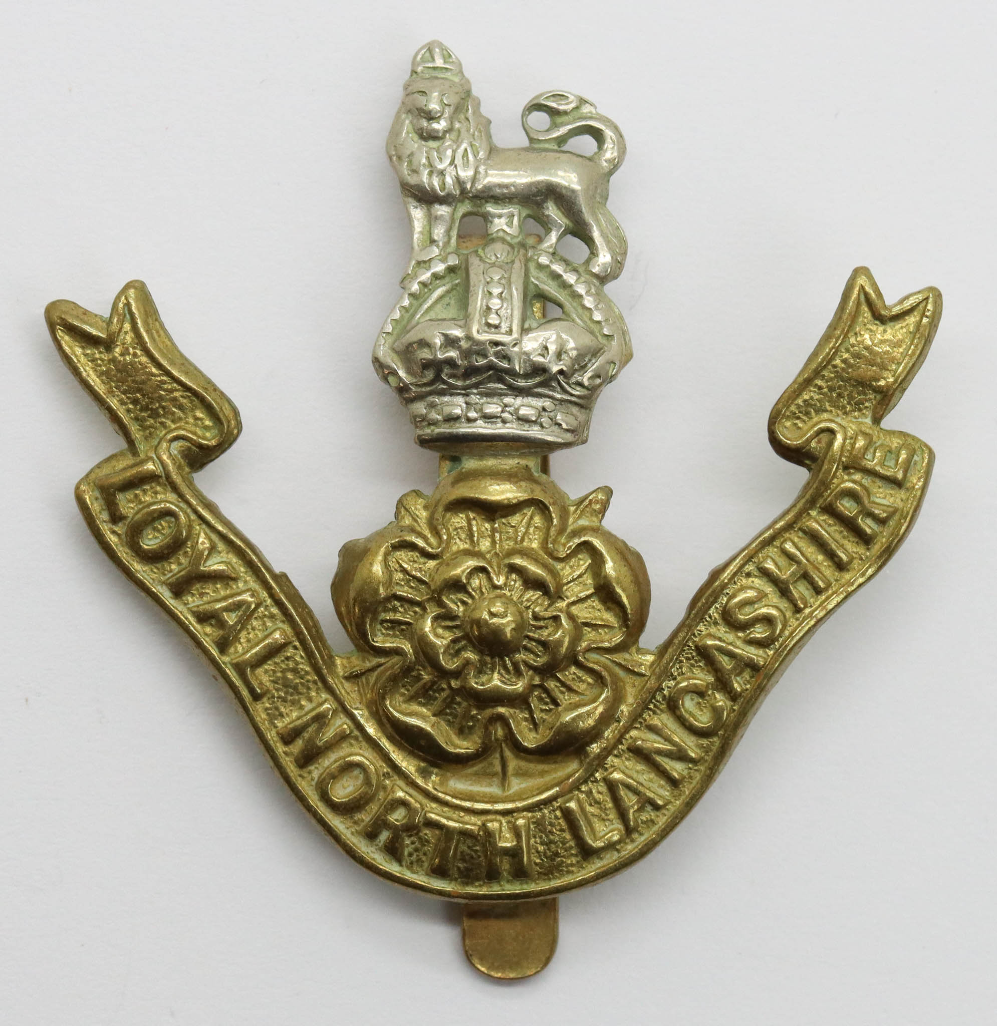 Loyal North Lancashire Regiment Cap Badge - King's Crown