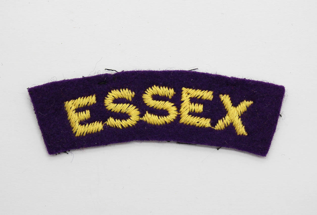 Essex Regiment (ESSEX) Cloth Shoulder Title