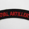 Royal Artillery (ROYAL ARTILLERY) Cloth Shoulder Title