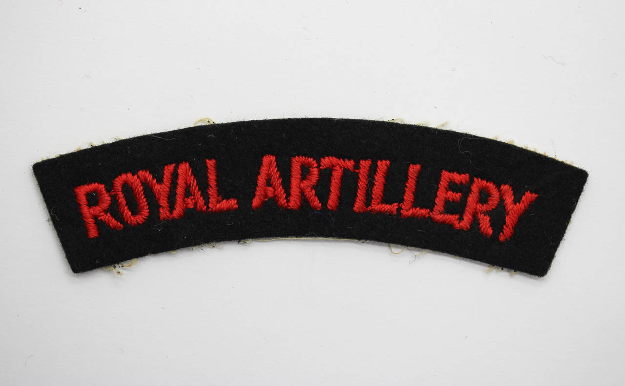 Royal Artillery (ROYAL ARTILLERY) Cloth Shoulder Title