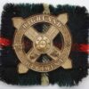 Rare Highland Regiment WW2 Plastic Economy Cap Badge