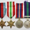 WW2 and General Service Medal (Clasp - S.E. Asia 1945-46) - Pte. C. Mitchell, Seaforth Highlanders