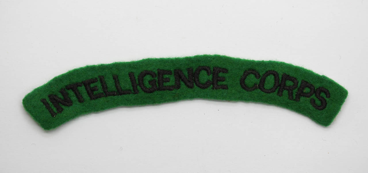 Intelligence Corps (INTELLIGENCE CORPS) Cloth Shoulder Title