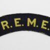 Royal Electrical & Mechanical Engineers (R.E.M.E.) Printed Shoulder Title