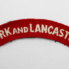 York & Lancaster Regiment (YORK AND LANCASTER) Cloth Shoulder Title