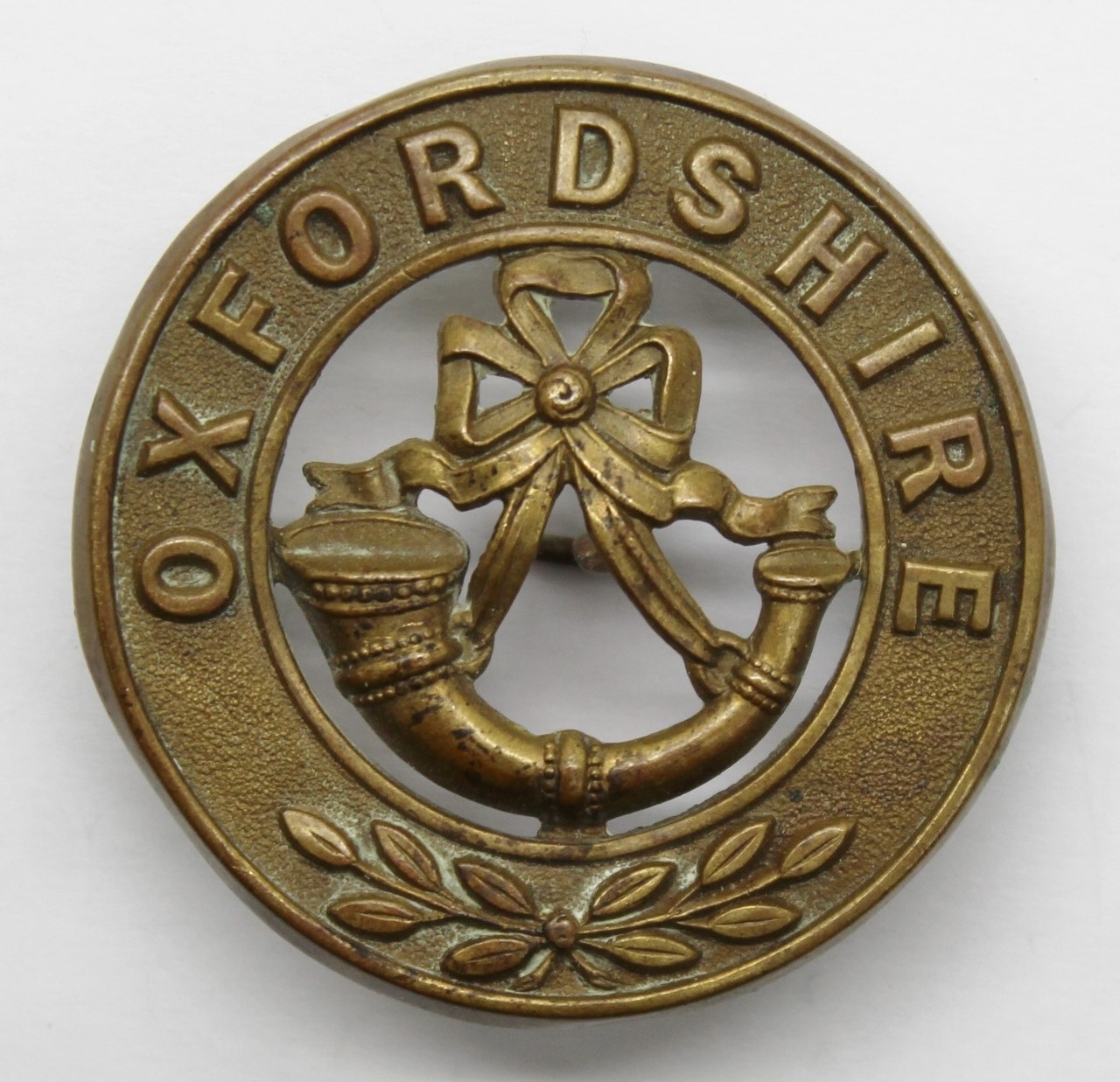 Victorian Oxfordshire Light Infantry Helmet Plate Centre
