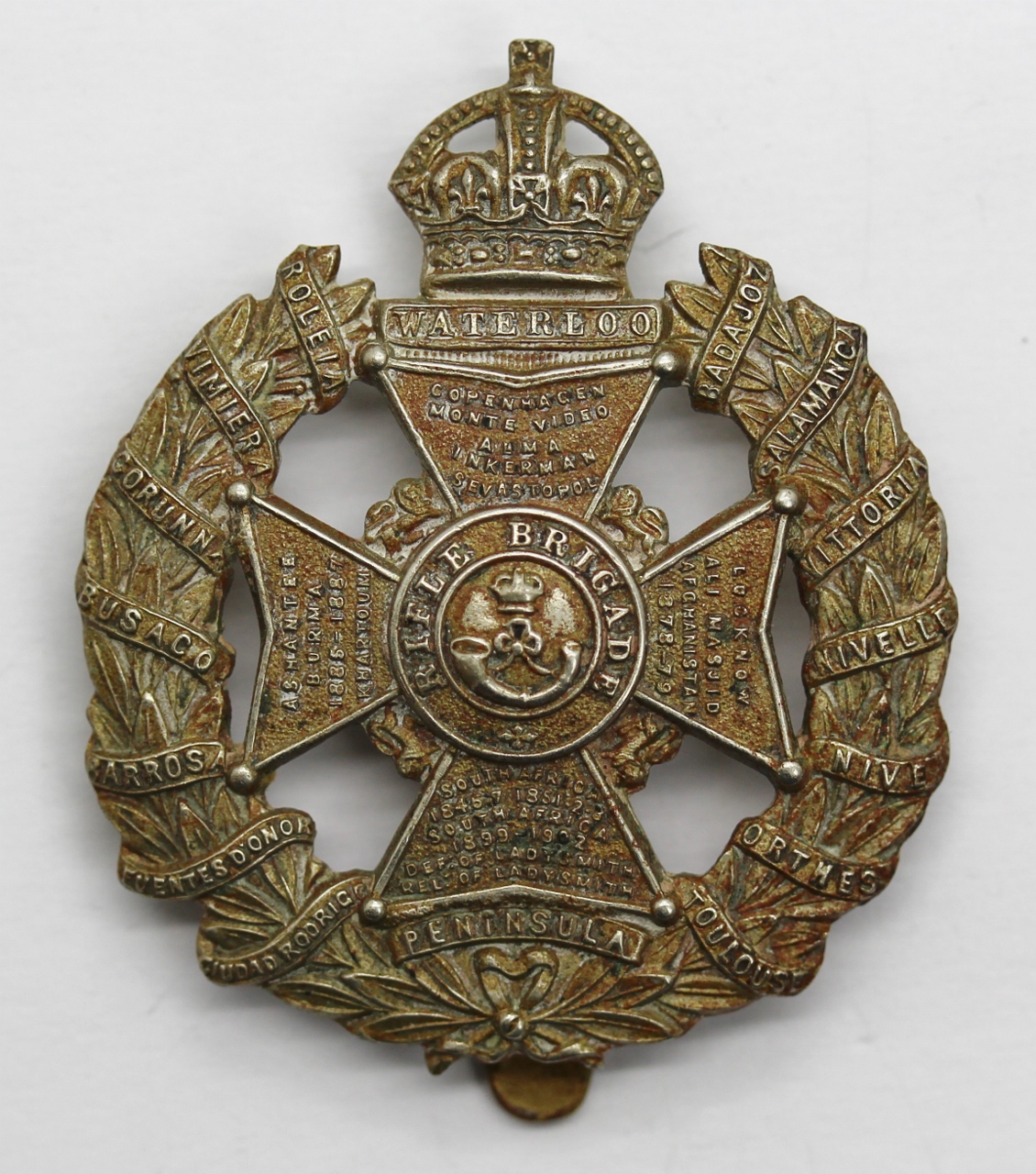 Rifle Brigade Cap Badge - King's Crown