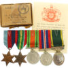 WW2 Territorial Efficiency Medal Group of Five - Pte. H.C. Hewitt, Royal Army Medical Corps