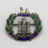 The Essex Regiment Silver & Enamel Sweetheart Brooch