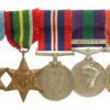 WW2 Pacific Star, GSM (Clasp - Malaya) and Indian Independence Medal 1947 Group of Five - Rfn. Parbir Thapa, 2nd Gurkha Rifles