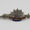 WWI Australian Commonwealth Military Forces Sterling Silver & Enamel Rifle Sweetheart Brooch