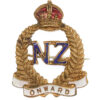 New Zealand Expeditionary Force (N.Z.E.F.) Brass & Enamel Sweetheart Brooch
