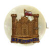 6th Inniskilling Dragoons Mother of Pearl Sweetheart Brooch