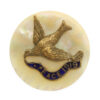 WWI Peace 1919 Celebration Mother of Pearl Sweetheart Brooch