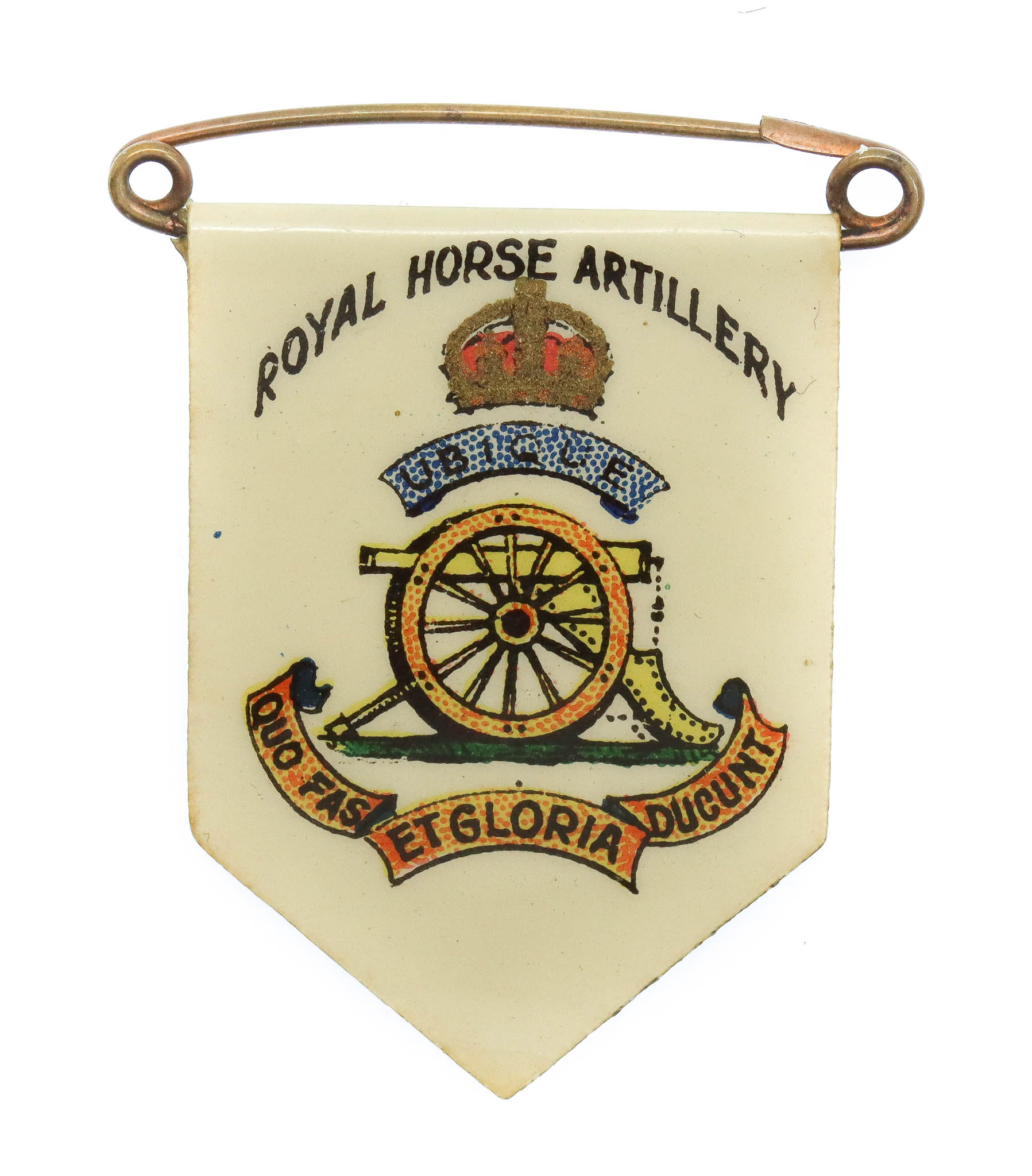 Royal Horse Artillery Fund Raisers Charity Flag Day Badge