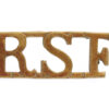 Royal Scots Fusiliers (R.S.F.) Shoulder Title