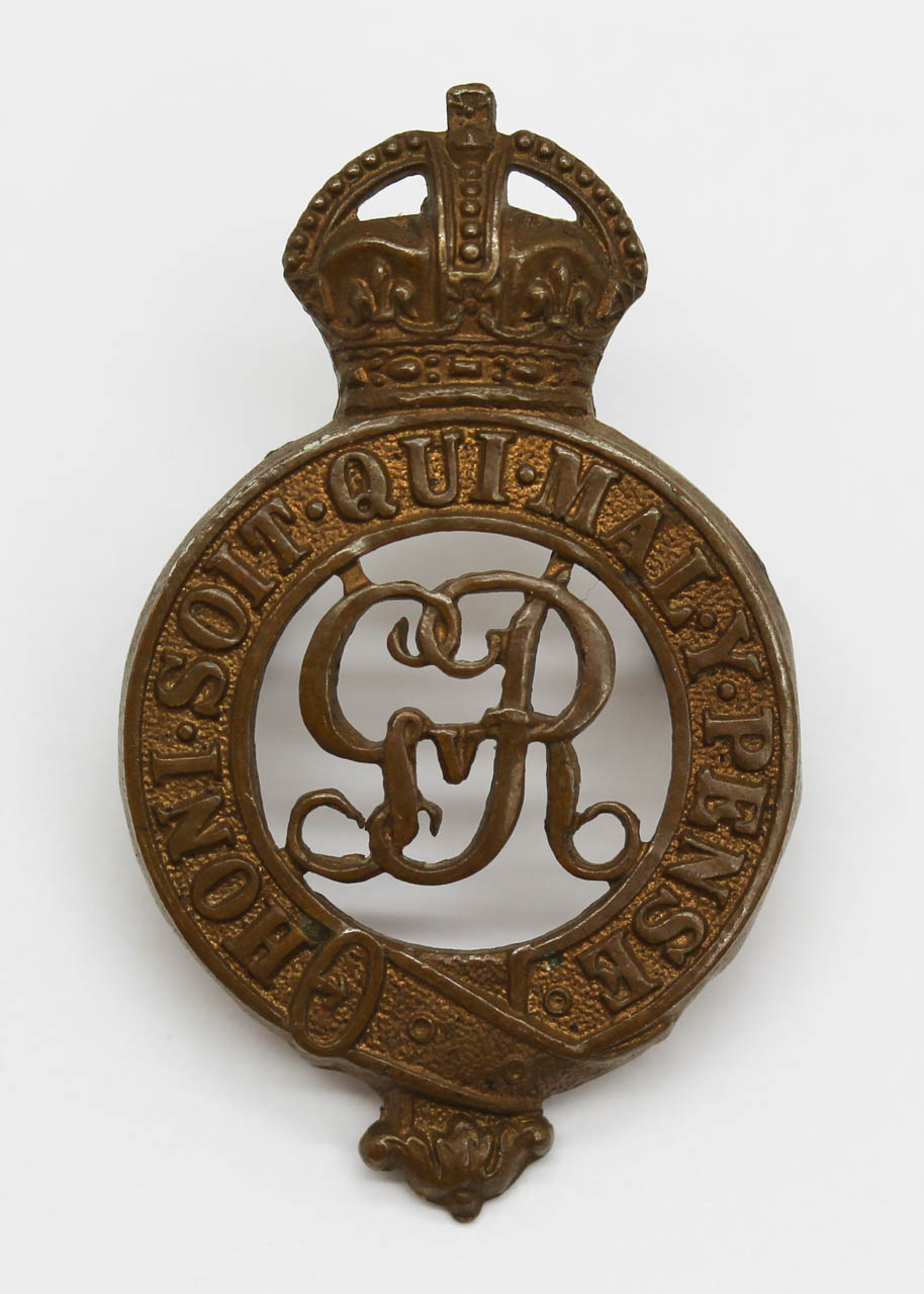 George V Household Cavalry Cap Badge