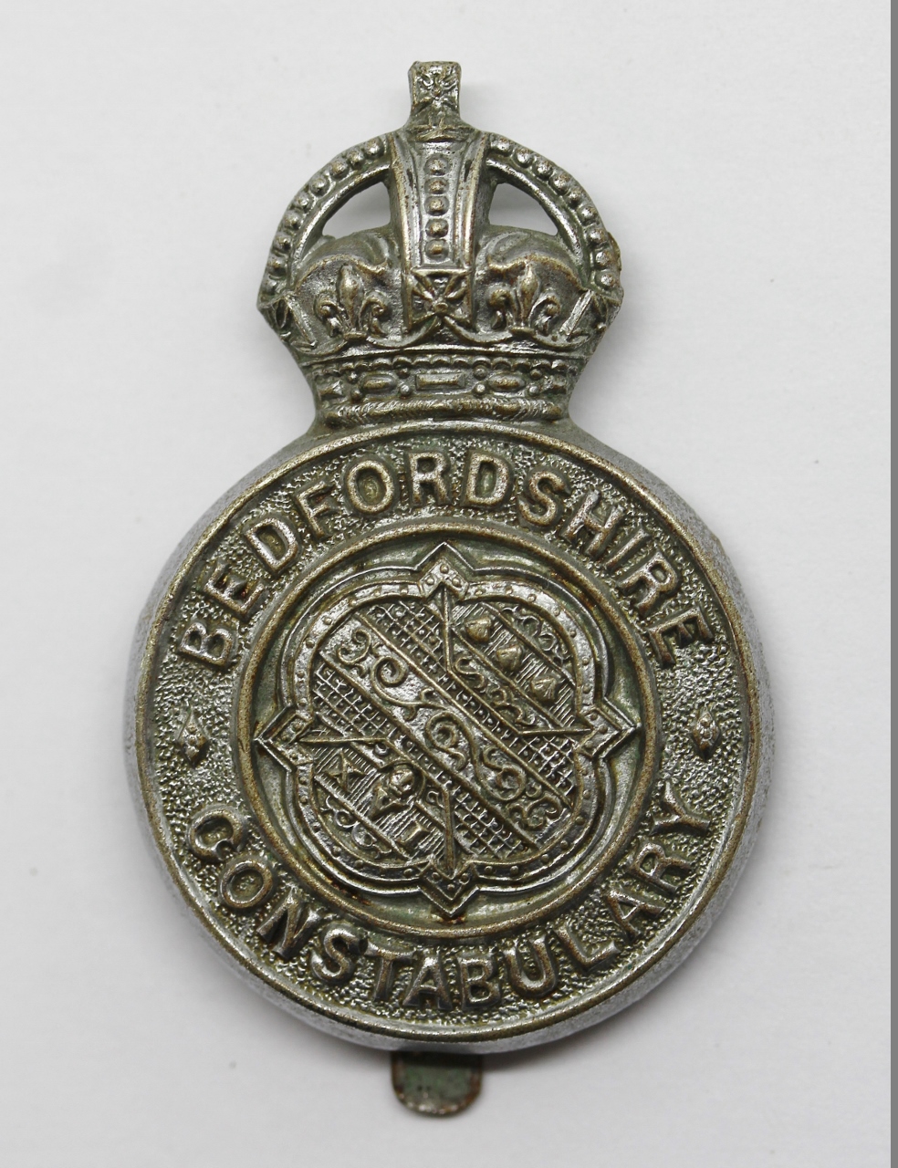 Bedfordshire Constabulary Cap Badge - King's Crown
