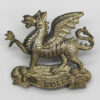 East Kent Regiment (The Buffs) Officer's Silver Plated Cap Badge