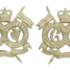 Pair of 16th/5th The Queen's Royal Lancers Collar Badges