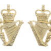 Pair of Ulster Defence Regiment Anodised (Staybrite) Collar Badges