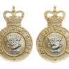 Pair of Army Catering Corps Anodised (Staybrite) Collar Badges
