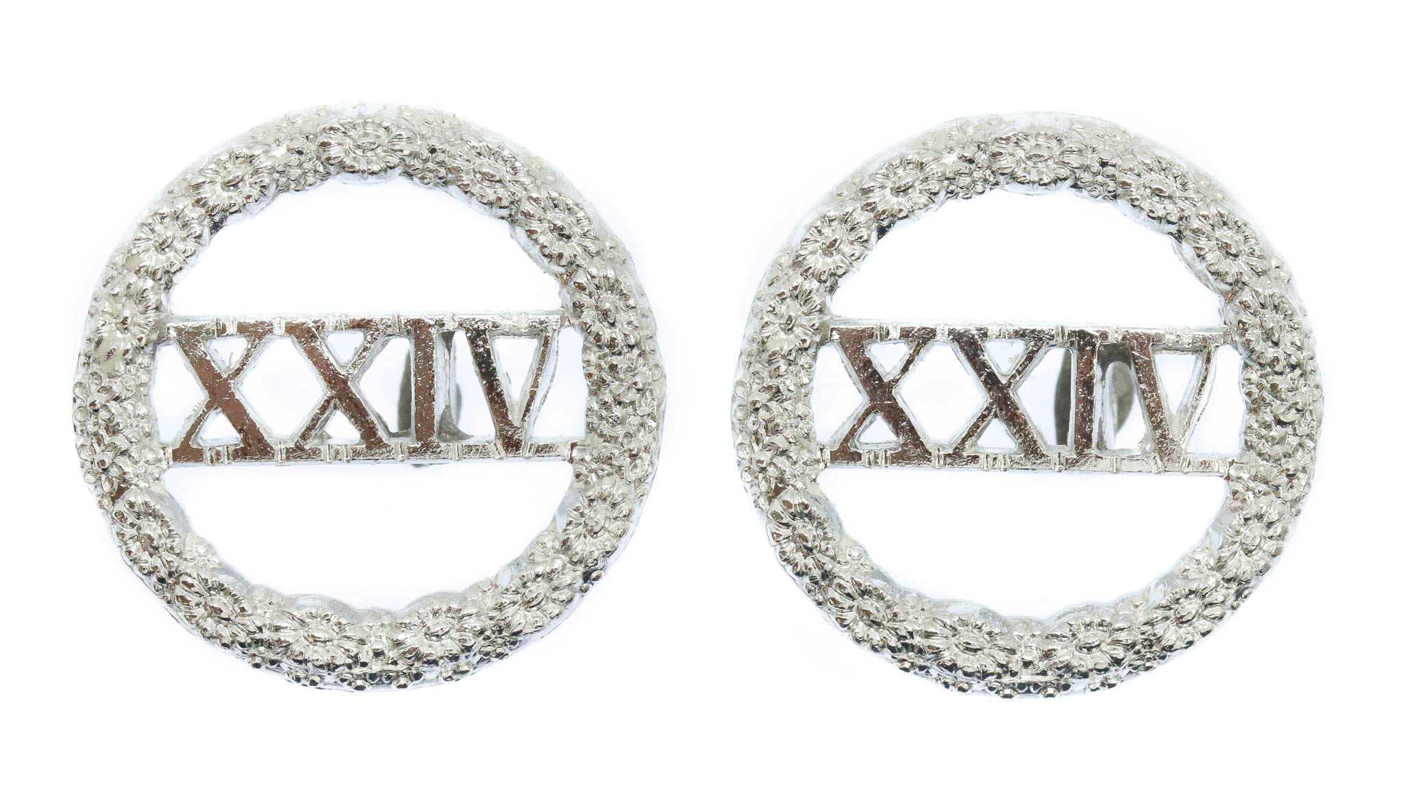 Pair of South Wales Borderers Anodised (Staybrite) Collar Badges