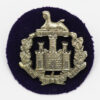 Essex Regiment Officer's Silver Plated Cap Badge