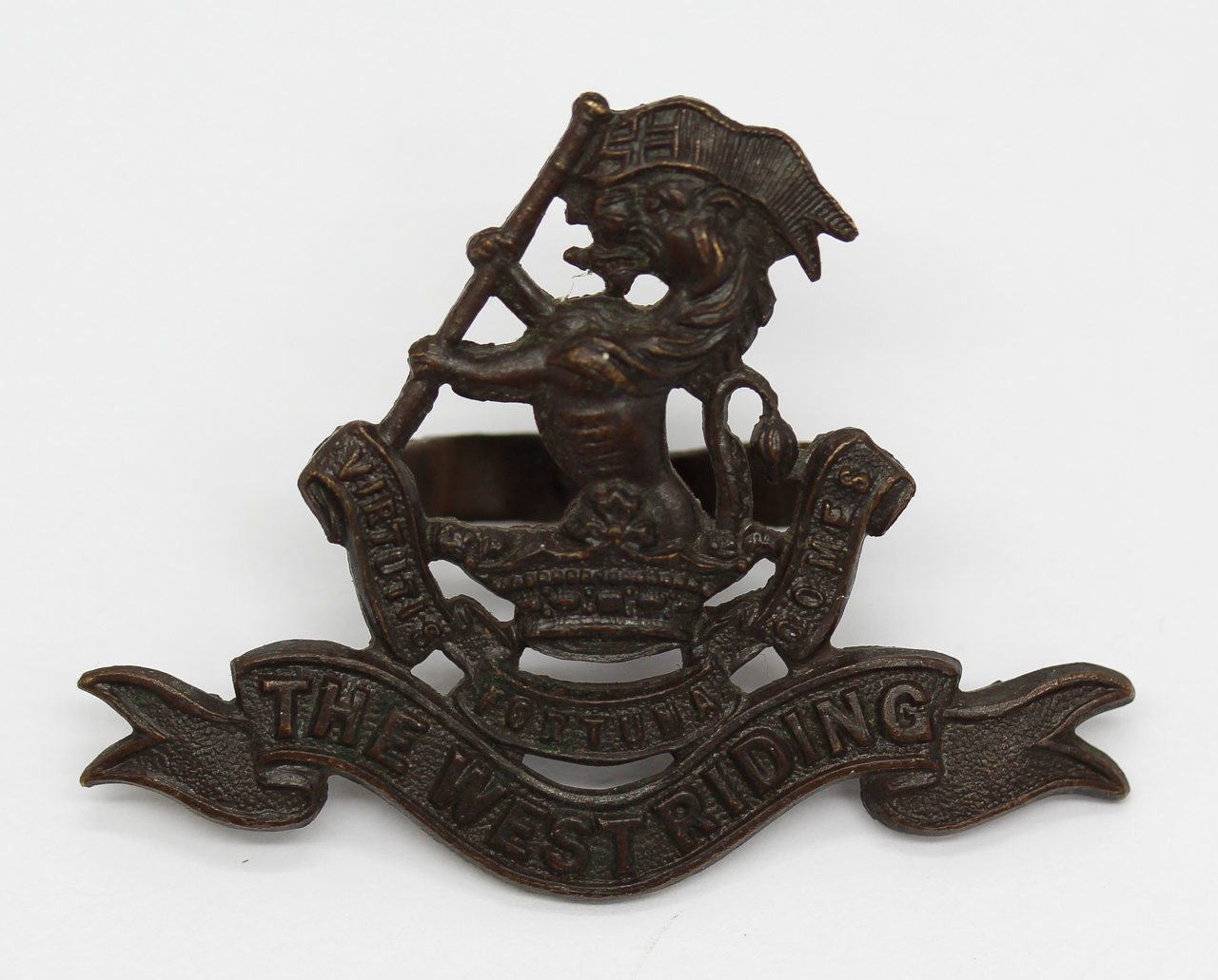 Duke of Wellington's (West Riding Regiment) Officer's Service Dress Cap Badge