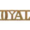 1st Royal Dragoons (ROYALS) Shoulder Title