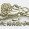 The King's Own (Royal Lancaster) Regiment Volunteers White Metal Cap Badge