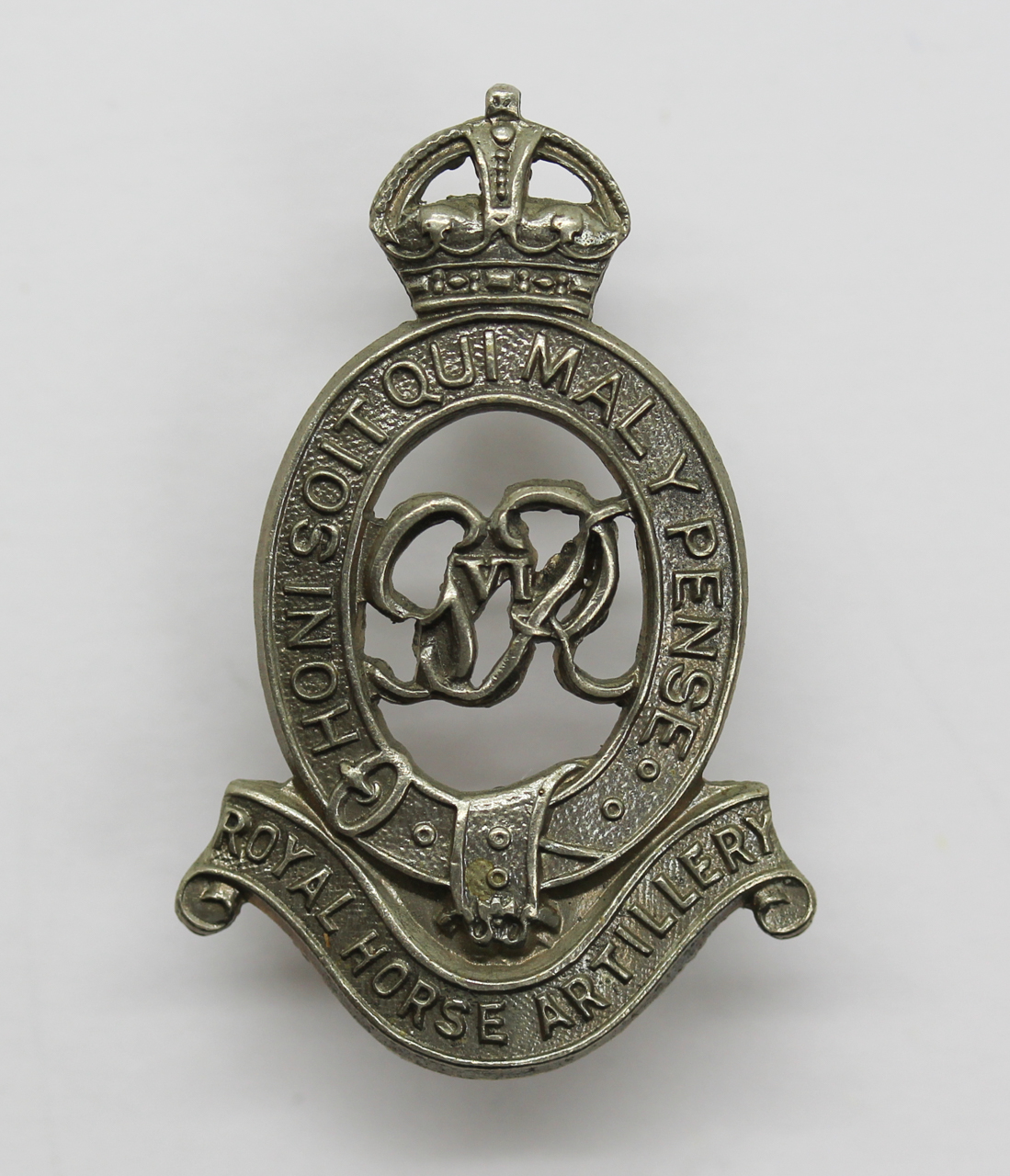 George VI Royal Horse Artillery Cap Badge