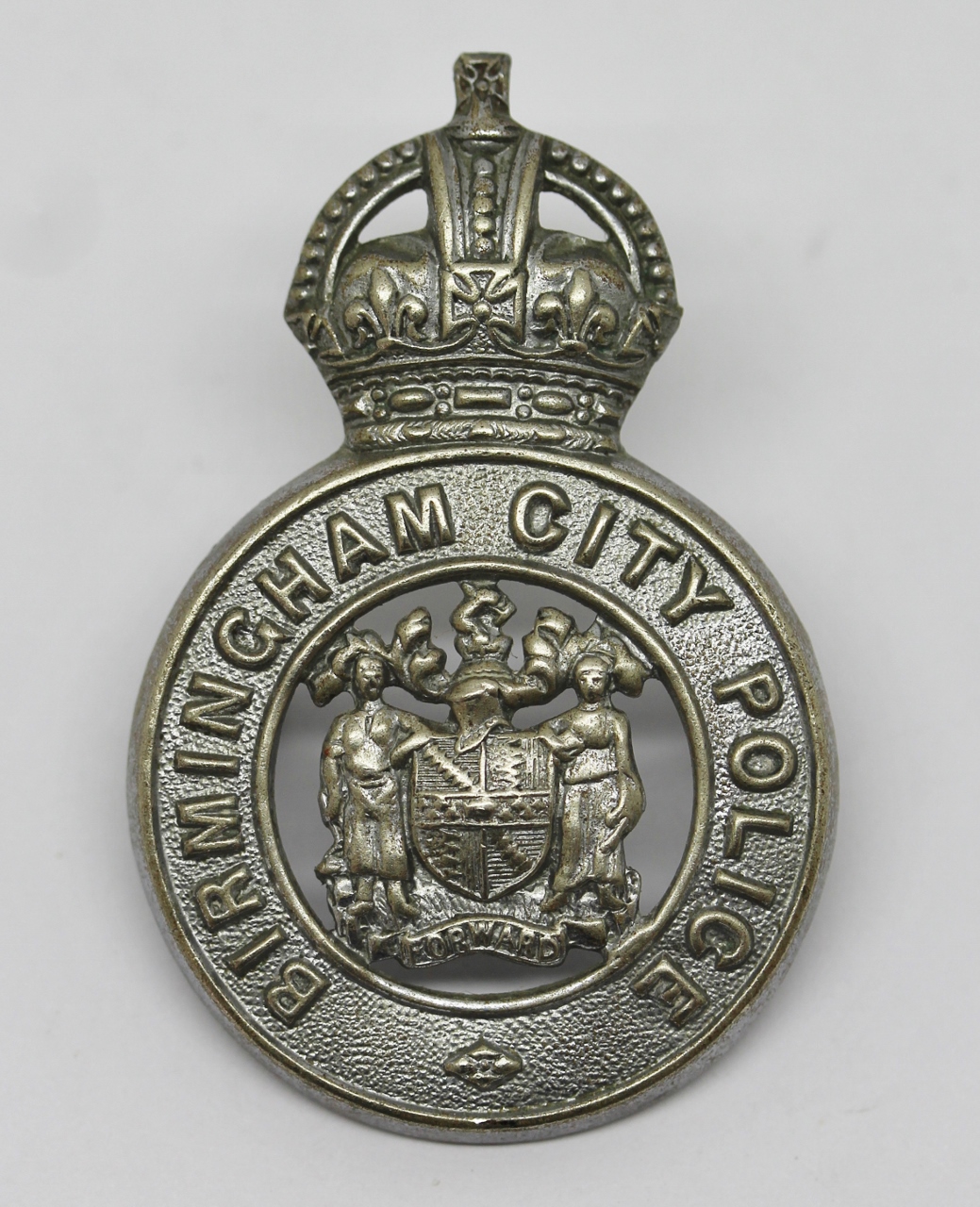 Birmingham City Police Cap Badge - King's Crown