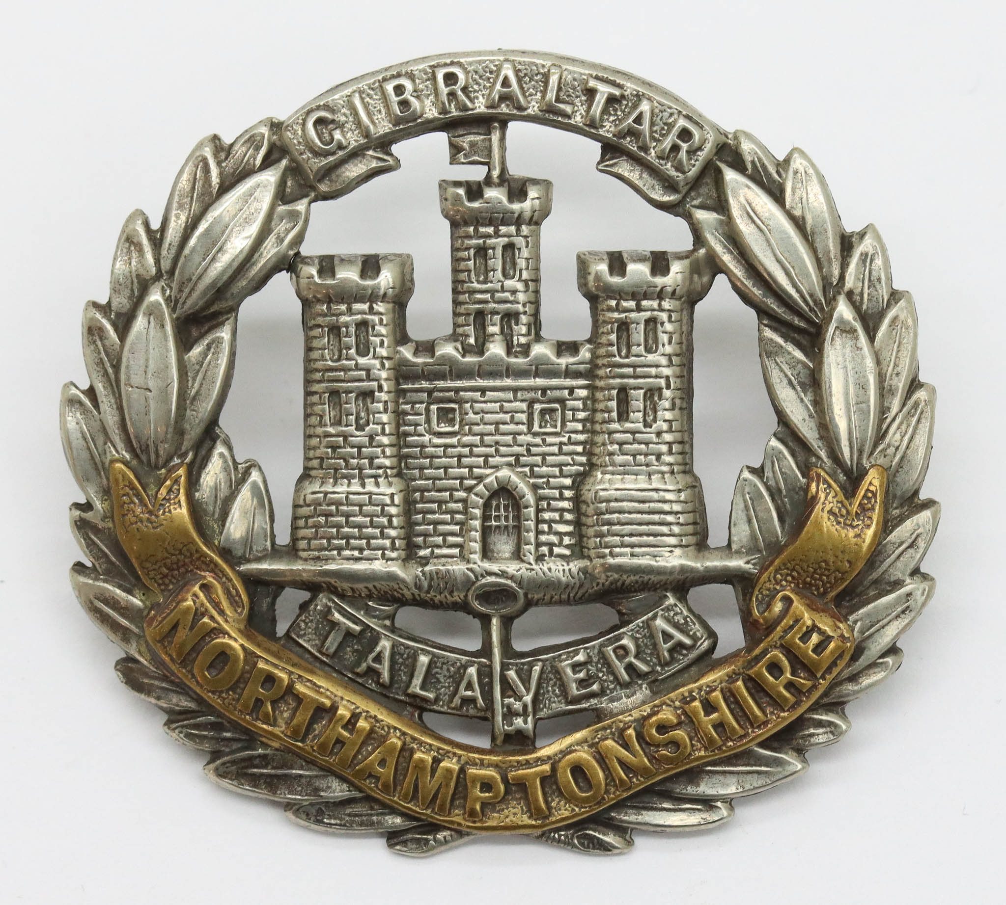 Victorian Northamptonshire Regiment Cap Badge